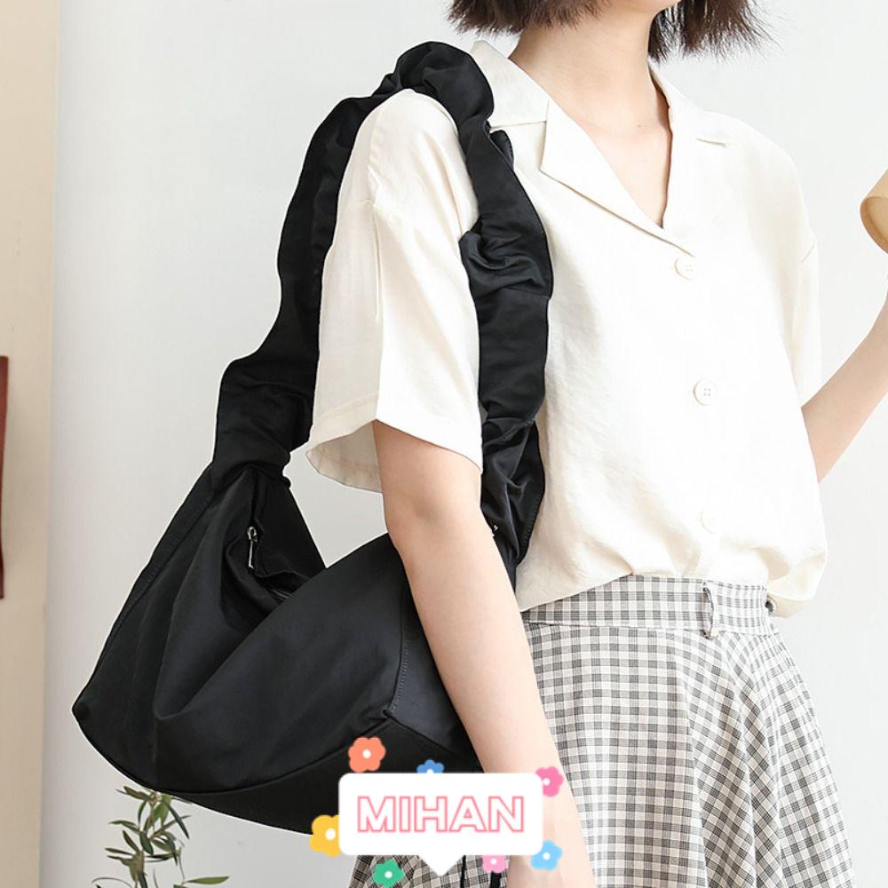 MIHAN1 Túi Xách Tay Bằng Vải Nylon Có Dây Rút MIHAN1