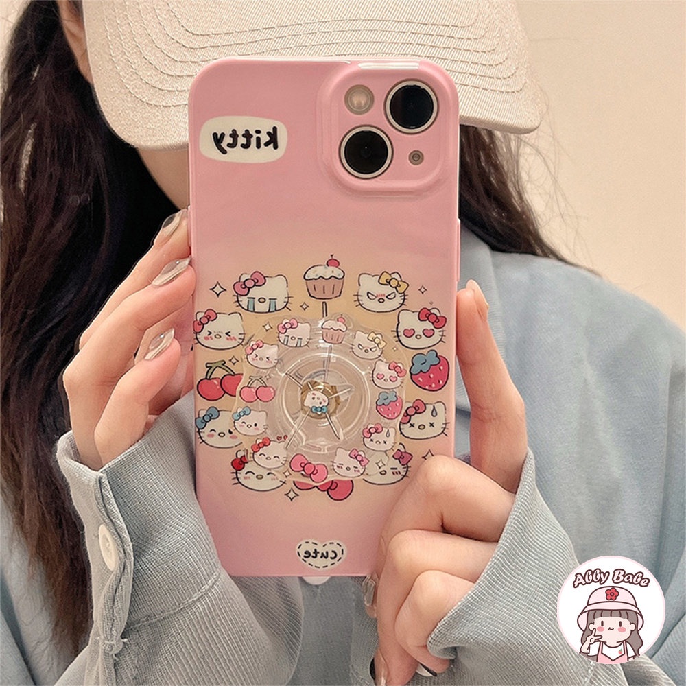 Ốp Điện Thoại TPU Mềm Bóng Trong Suốt Có Giá Đỡ Đồng Hồ Xoay Chống Va Đập Và Bụi Bẩn Cho IPhone 14 Pro Max 11