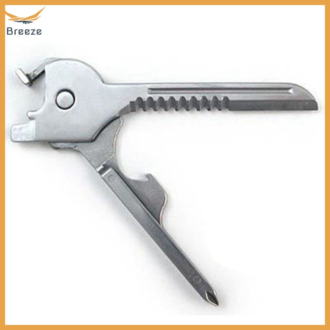 Móc Khóa Sinh Tồn Kiêm Dụng Cụ Mở Nắp Chai Đa Năng 6 Trong 1