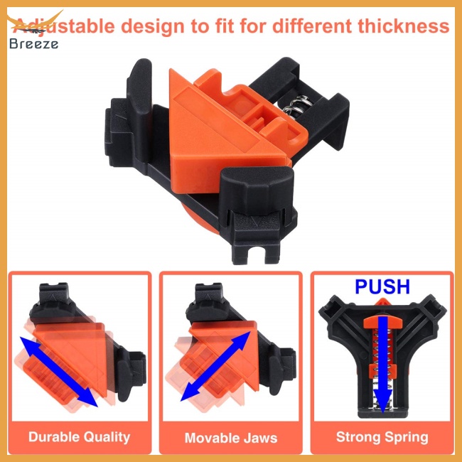 Kẹp Góc Phải 60 / 90 / 120 Độ Hỗ Trợ Cố Định Khung Ảnh Tiện Lợi