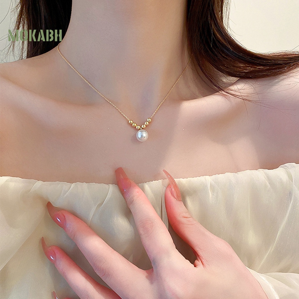 [Mok Abh] Vòng Cổ Choker Màu Sắc Tươi Sáng Không Gây Dị Ứng Thiết Kế Đơn Giản Thân Thiện Với Làn Da Cho Nữ