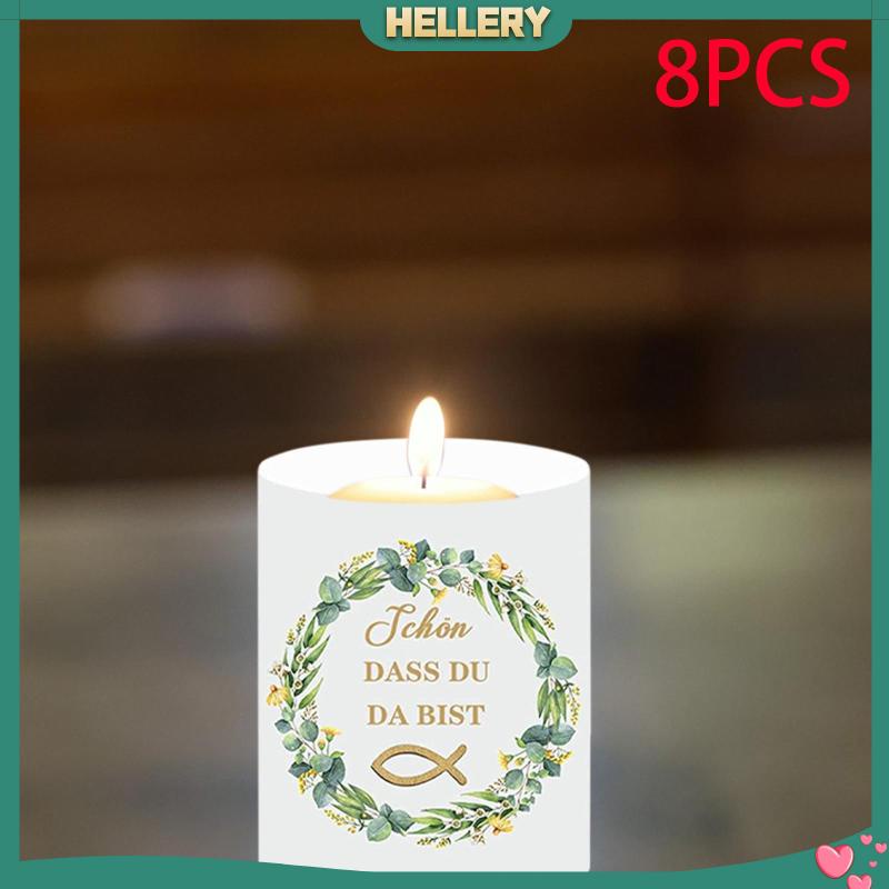 Bộ 8 Vỏ Bọc Đèn Cầy Trang Trí Nội Thất