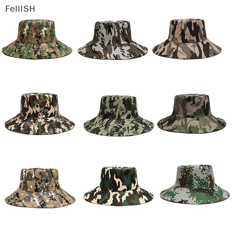 Mũ Vành Rộng Họa Tiết Rằn Ri Thoáng Khí Thời Trang Mùa Hè Cho Nam 439br