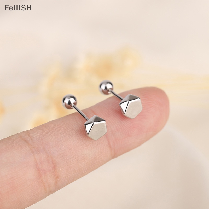 1 Đôi Bông Tai Hình Xoắn Ốc Thiết Kế Đơn Giản Dành Cho Nữ 439br