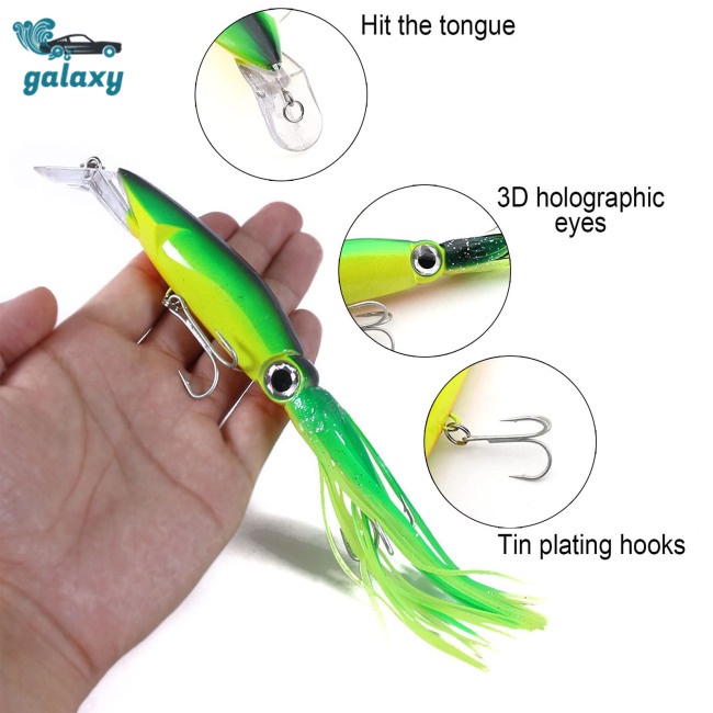 Galaxy Set 6 Mồi Giả Nhử Cá 14cm 40g Bằng Nhựa