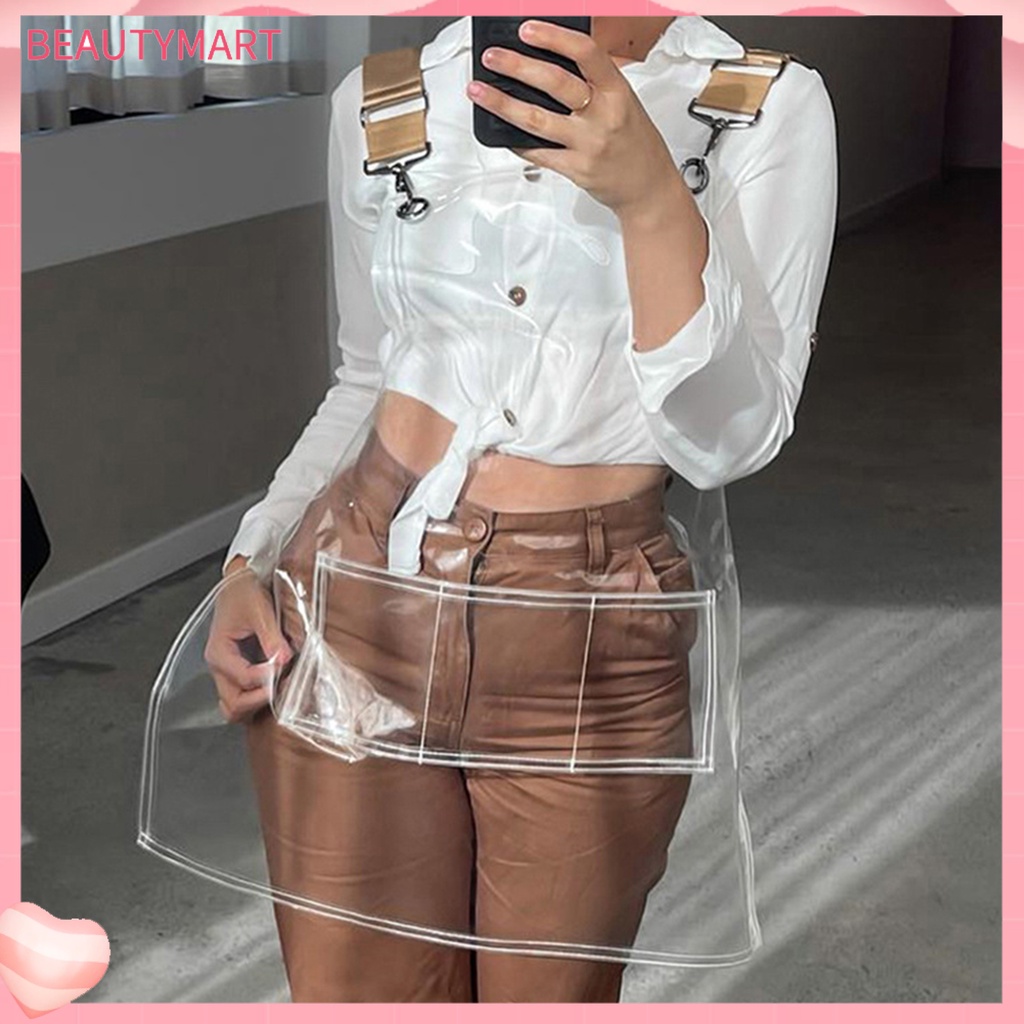 1 Bộ Tạp Dề TPU 3 Túi Chống Dính Chống Thấm Nước Có Thể Điều Chỉnh Cho Salon Làm Tóc