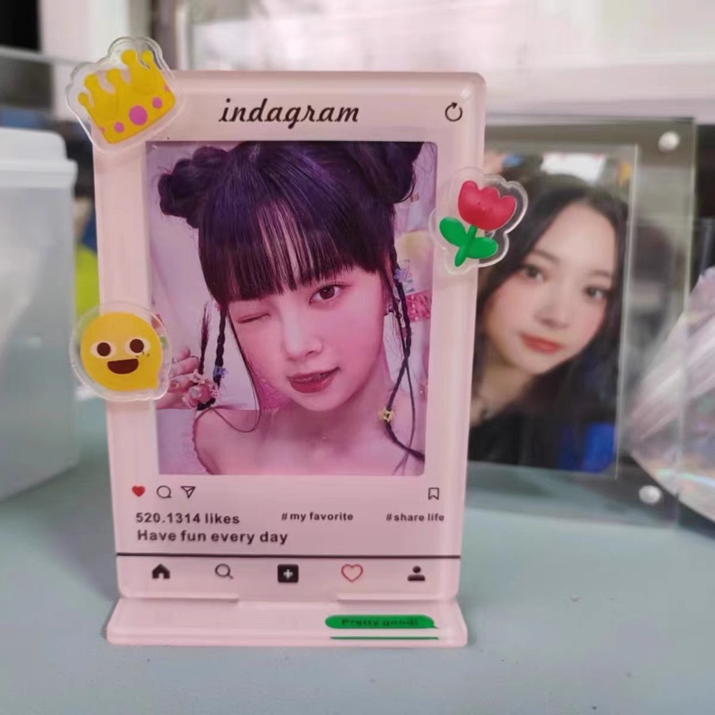 Khung Ảnh Kpop 3 inch Để Bàn Trang Trí Bảo Vệ Cho Cặp Đôi