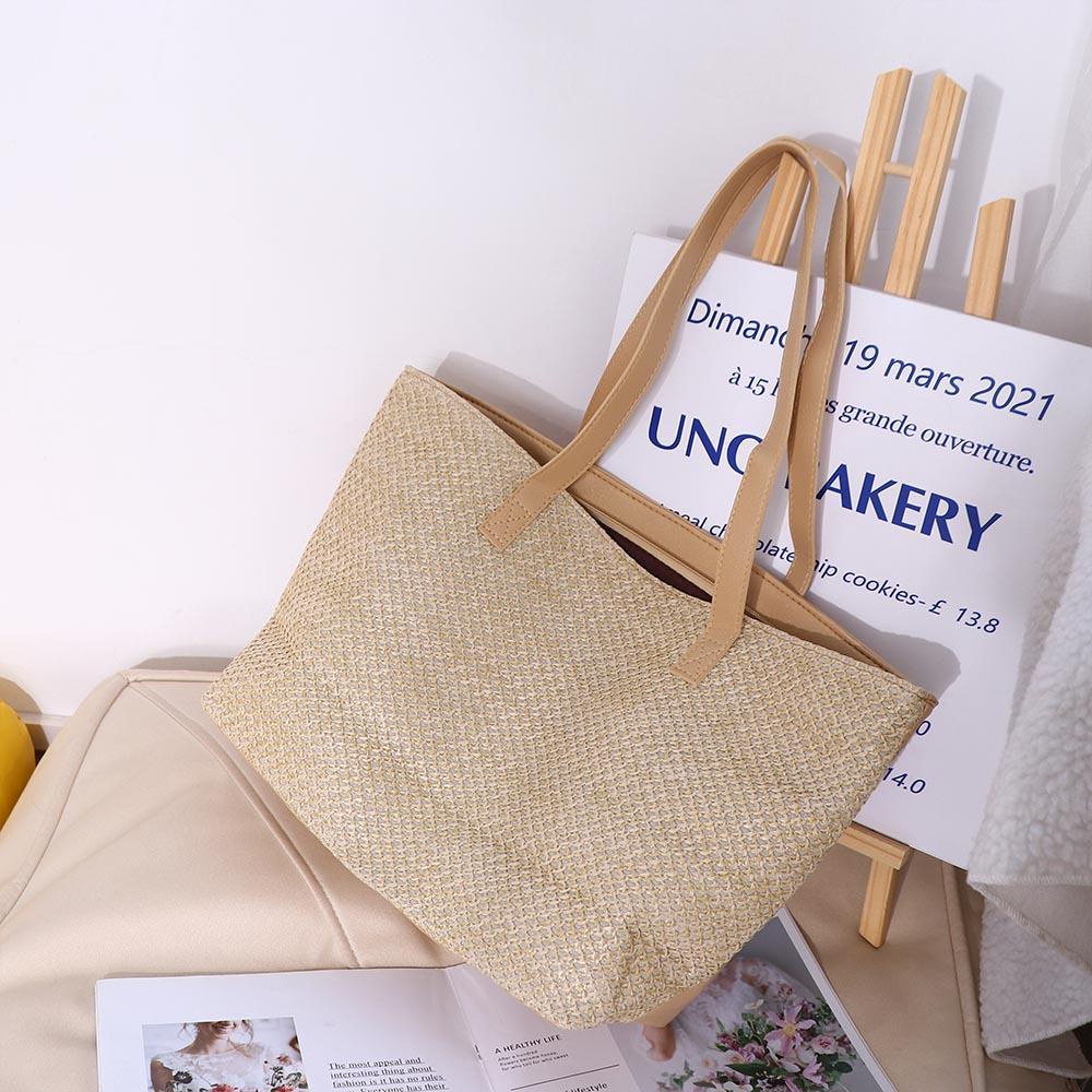 USNOW Túi Xách Da Pu Phong Cách Vintage Cho Nữ