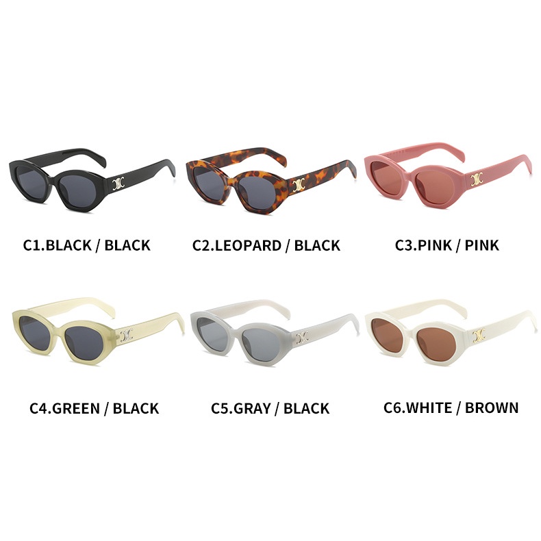 Kính Mát Mắt Mèo Phong Cách Âu Mỹ Retro Thời Trang Mới 2023