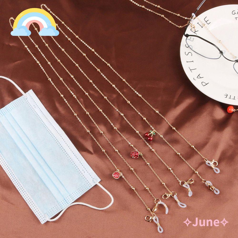 JUNE Dây Đeo Mắt Kính Chống Thất Lạc Kiểu Dáng Dễ Thương