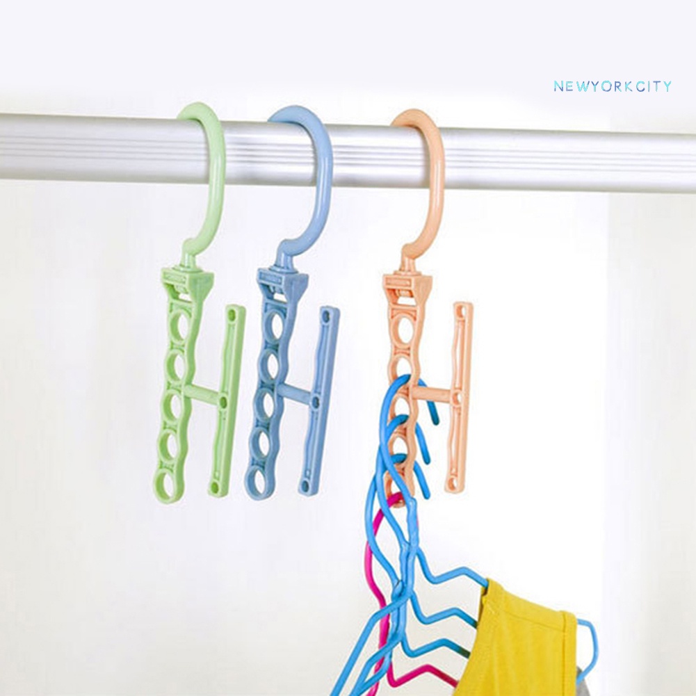 Móc Nhựa Treo Quần Áo Nhiều Tầng Chống Trượt Tiện Lợi