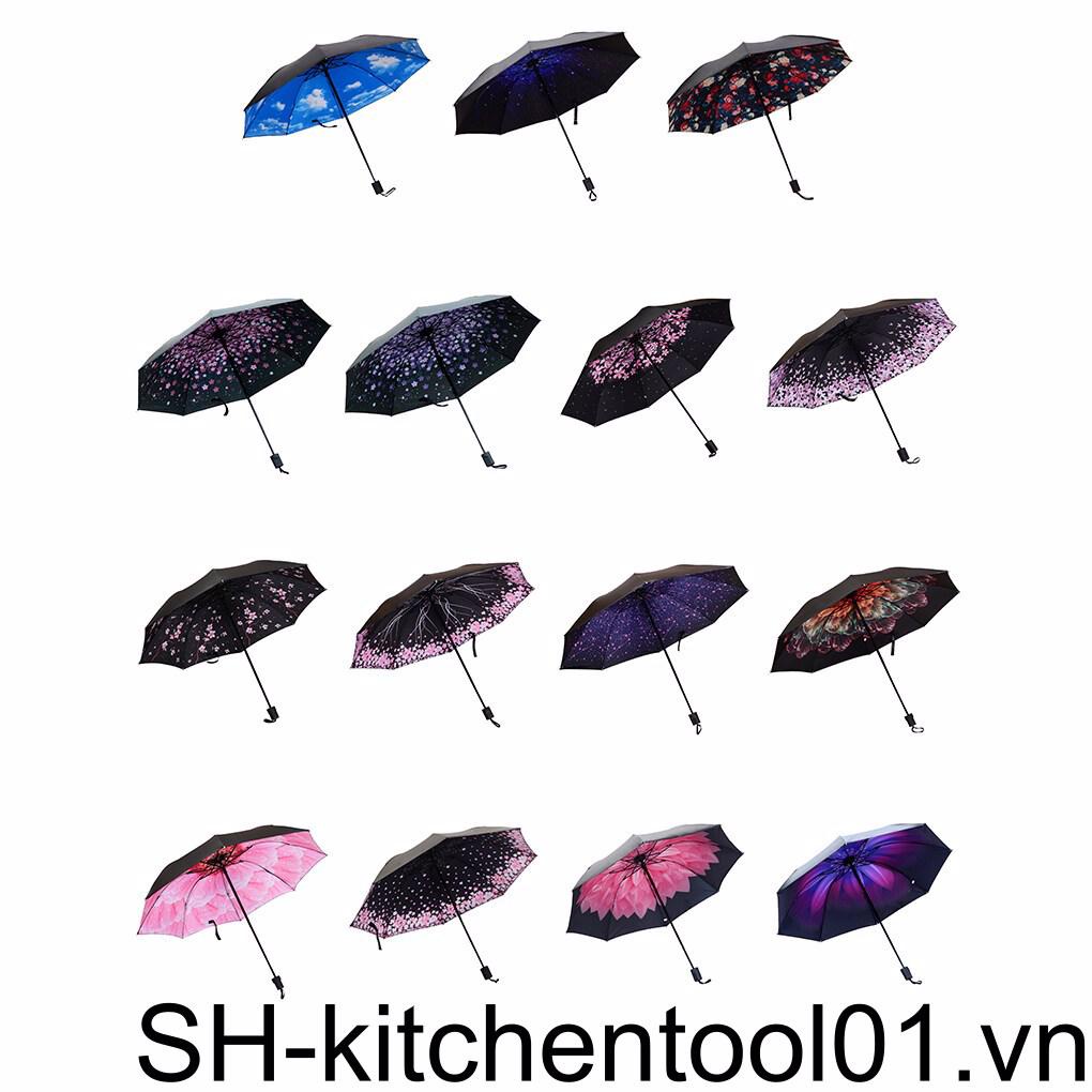 Dù Gấp Gọn Chống Tia UV / Gió Tiện Dụng