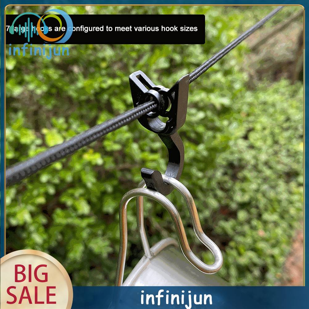 Dây Phơi Quần Áo Chống Trượt Chống Gió Tiện Dụng Khi Đi Cắm Trại