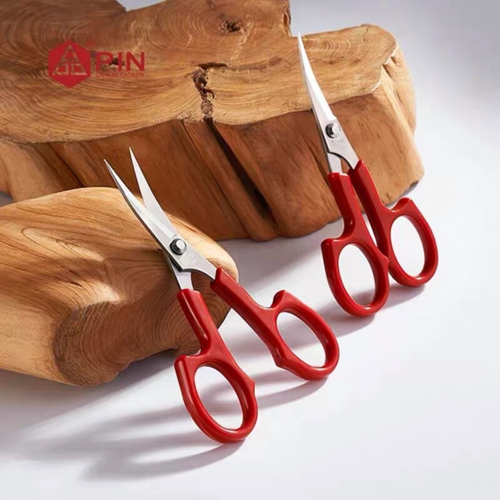 Kéo Mũi Cong Hiệu PIN - Kéo đầu mũi cong - kéo cong cắt đa năng cho thợ may
