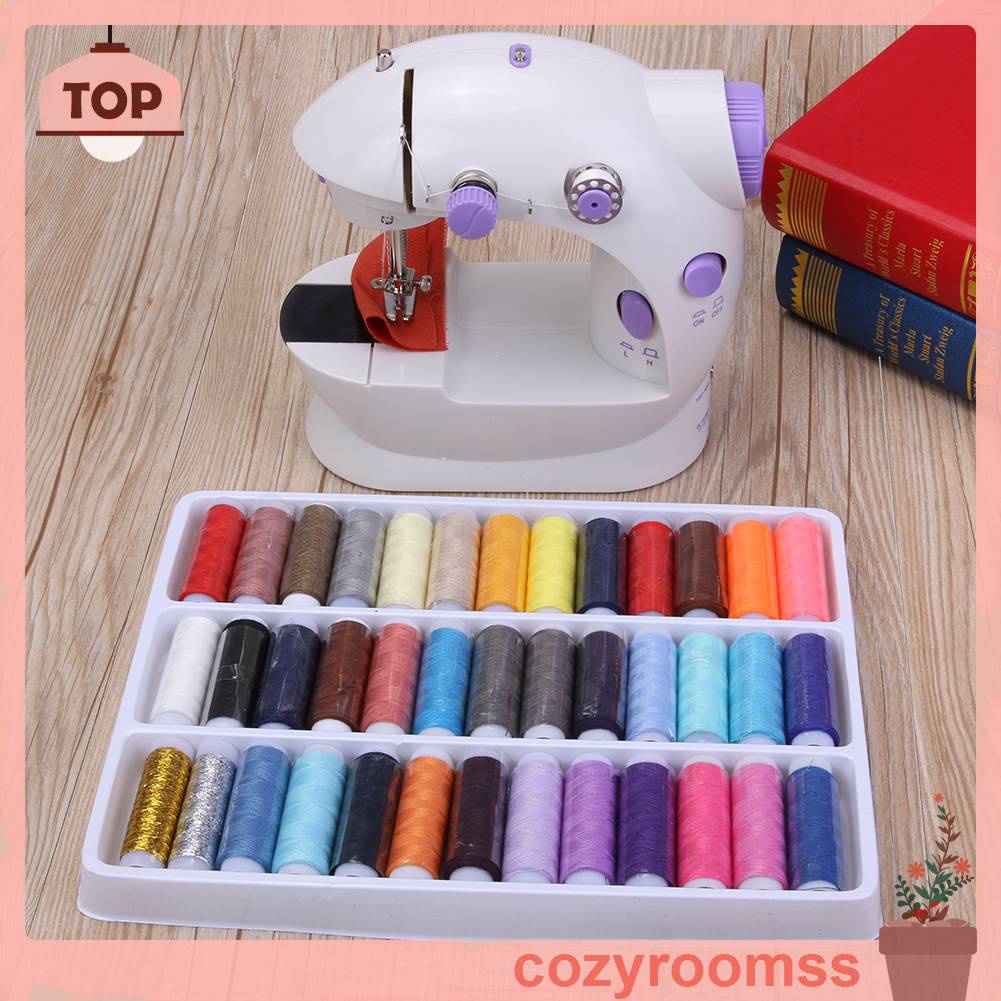 Máy May Điện Đa Năng Có Bàn Đạp Chân Gắn Đèn LED Mini