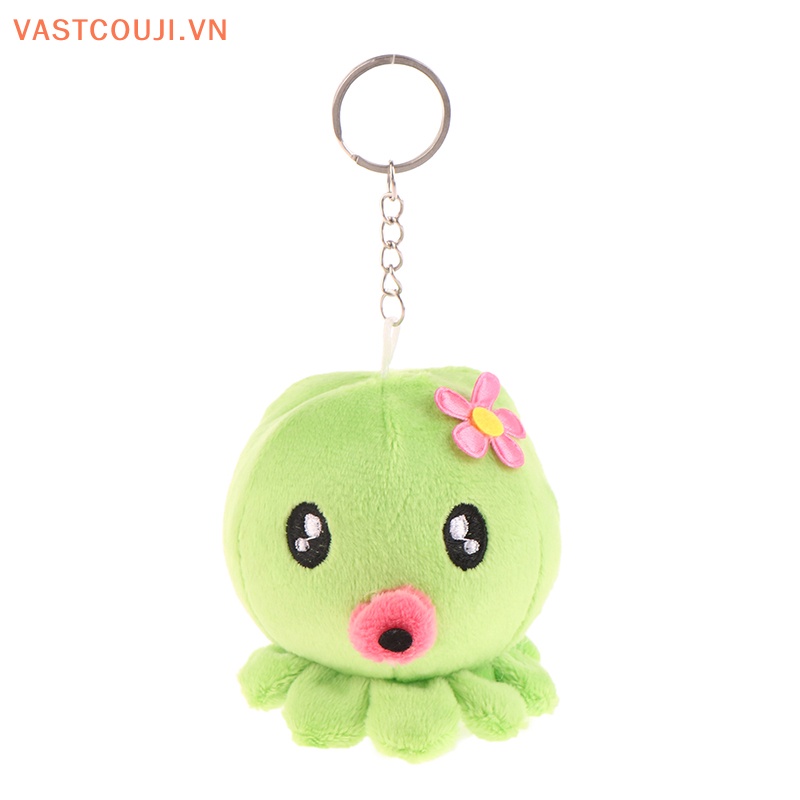 Móc Khóa Hình Bạch Tuộc Nhồi Bông Đáng Yêu