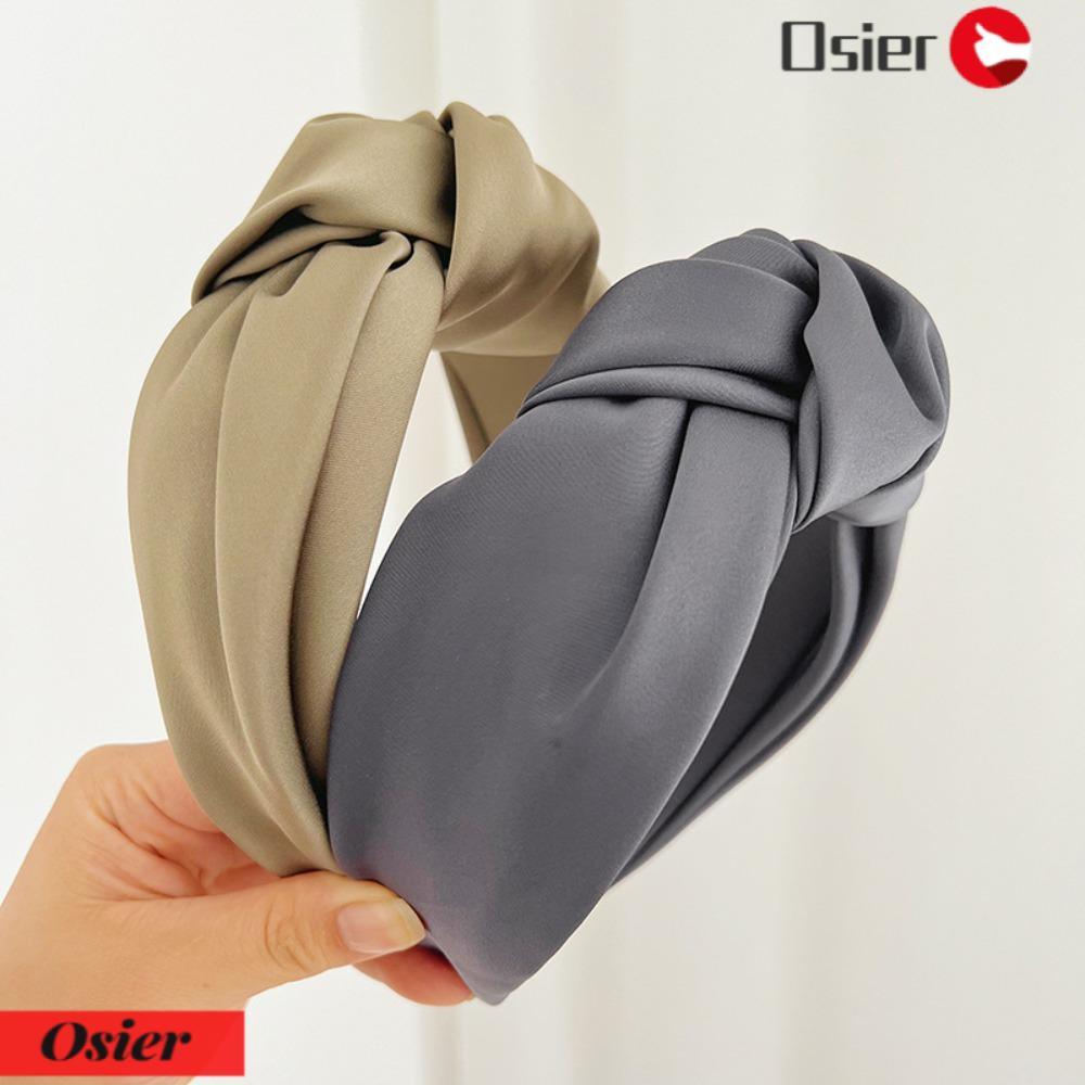 OSIER1 Băng Đô Cài Tóc Bản Rộng Thời Trang Mùa Hè Cho Bạn Gái