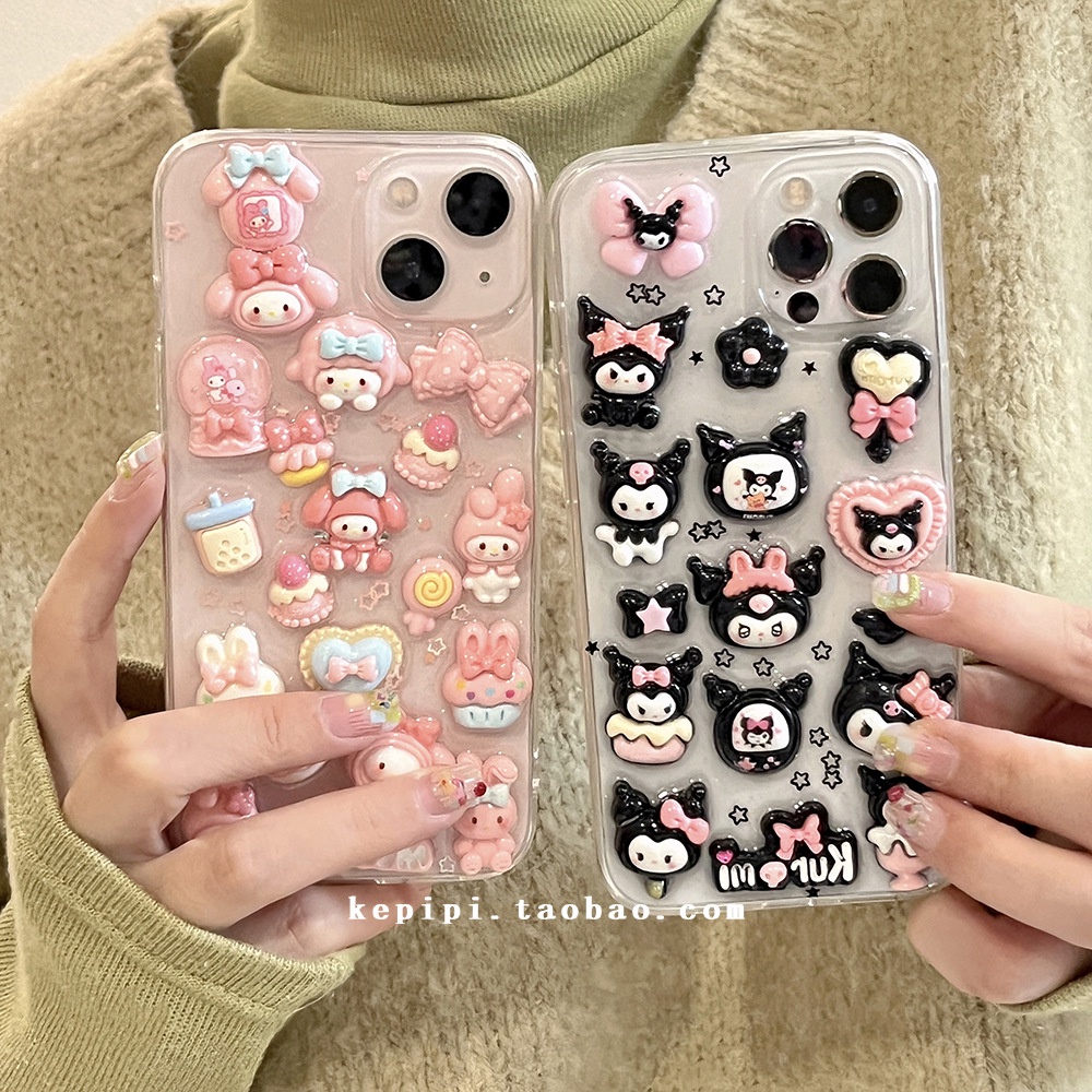 Ốp Điện Thoại Màu Hồng Họa Tiết Chú Thỏ Dễ Thương Chống Rơi Cho Iphone 14promax 13 11 14pro 13pro 14