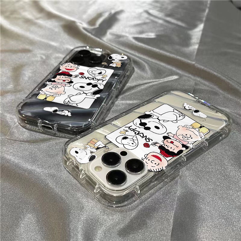 Ốp Điện Thoại Mềm Trong Suốt Họa Tiết Charlie / Snoopy Dễ Thương Cho Iphone 8 7 Xr 11 1312 14Promax