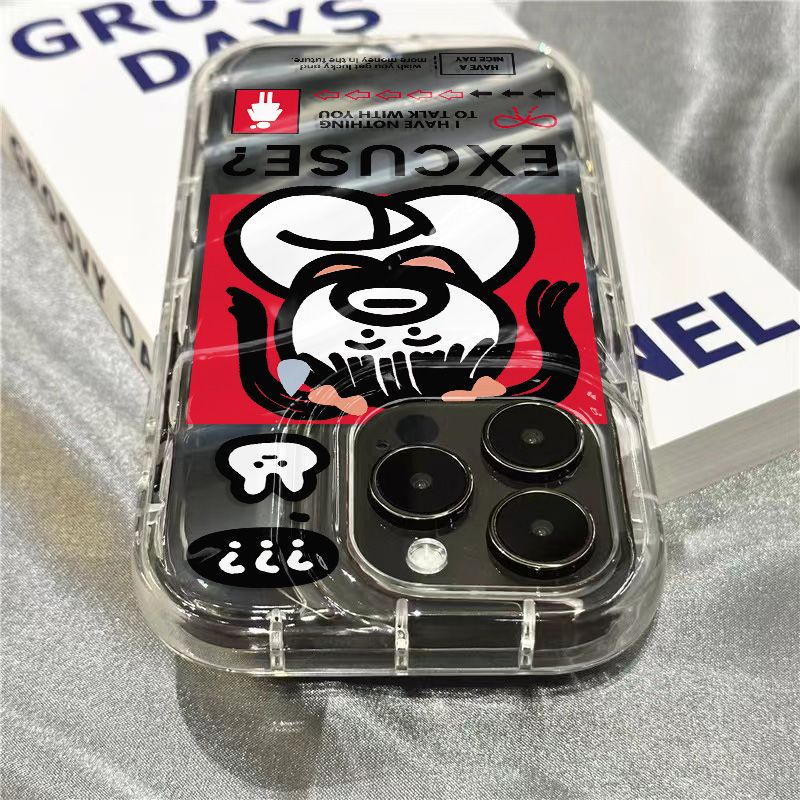 Ốp Điện Thoại Mềm Trong Suốt 1312 Cho iPhone14promax 8plus xr 711 714