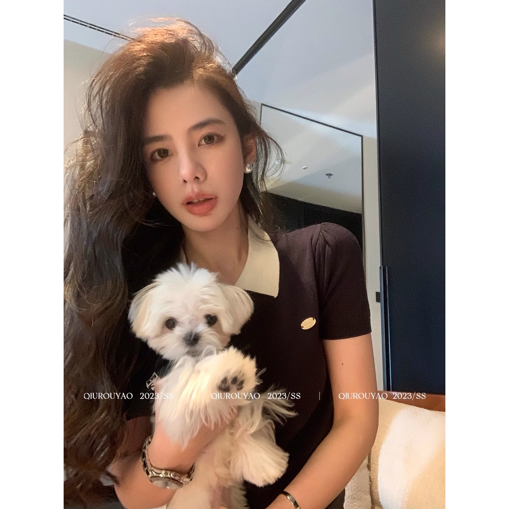 Áo Thun 100% Cotton Tay Ngắn Phong Cách Hàn Quốc Cho Nữ