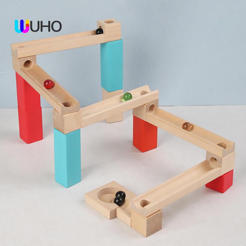 Đồ Chơi Chạy Bộ Bằng Gỗ Họa Tiết Vân Đá Cẩm Thạch Montessori Làm Quà Tặng Sinh Nhật