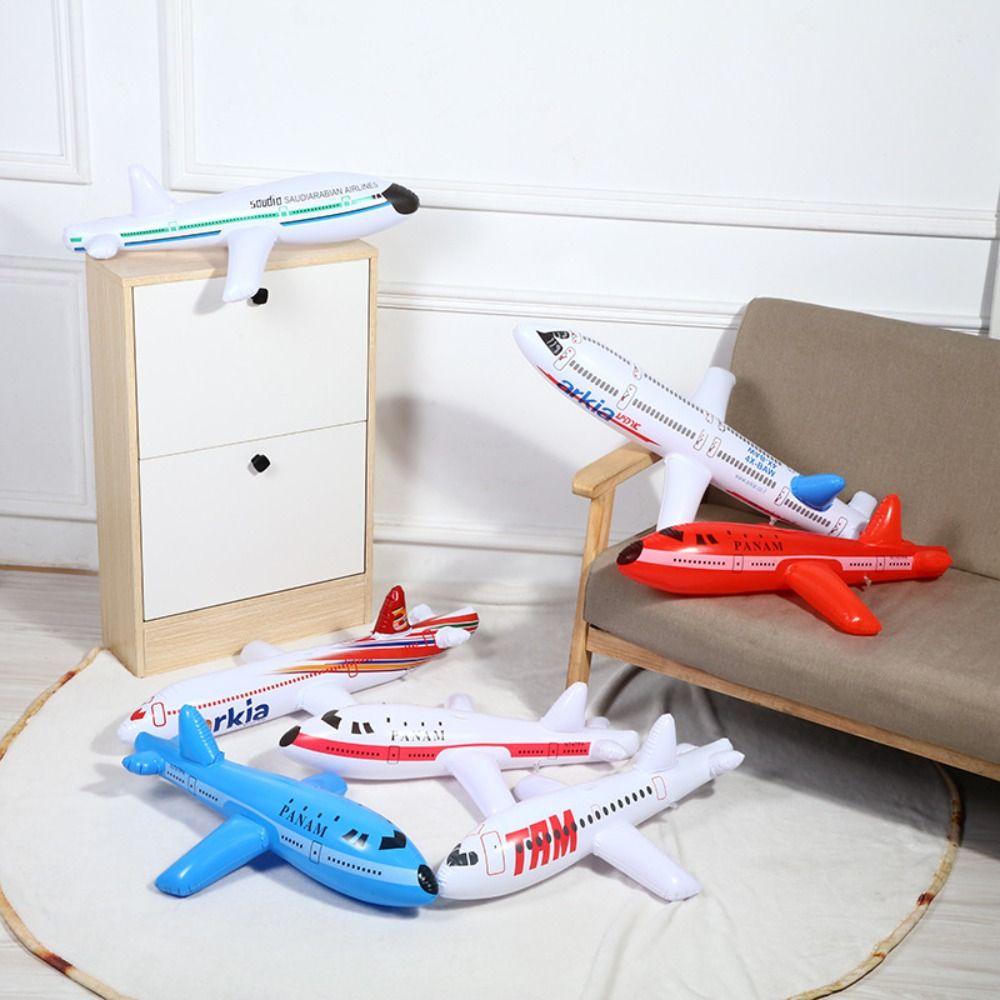 Bóng Bơm Hơi Bằng PVC Hình Máy Bay Vui Nhộn Trang Trí Tiệc Cho Bé