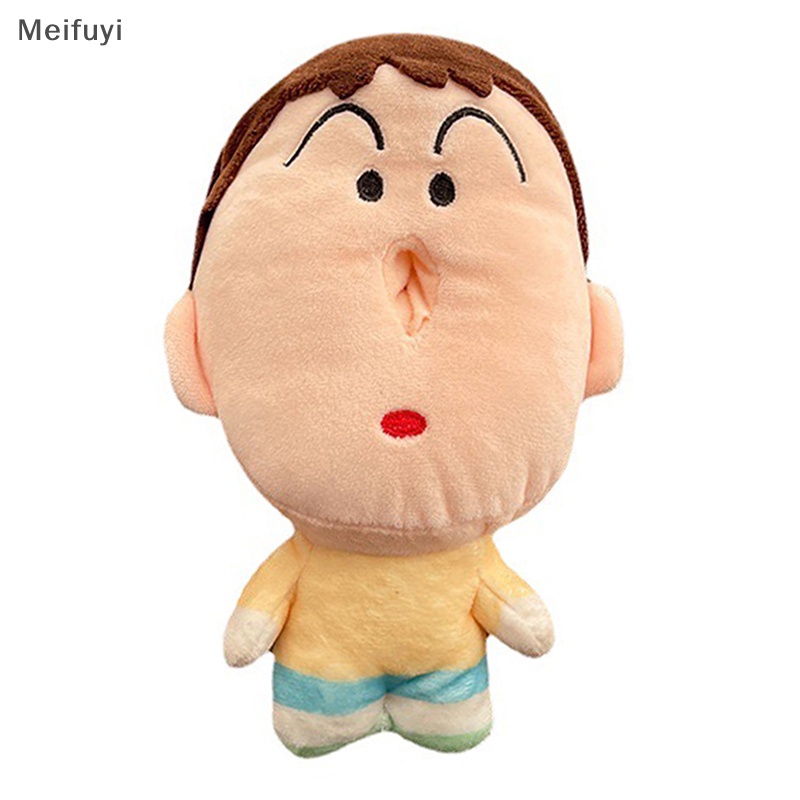 1 Hộp Đựng Khăn Giấy Hình Cậu Bé Bút Chì Shin-Chan Boochan Nhồi Bông Ngộ Nghĩnh