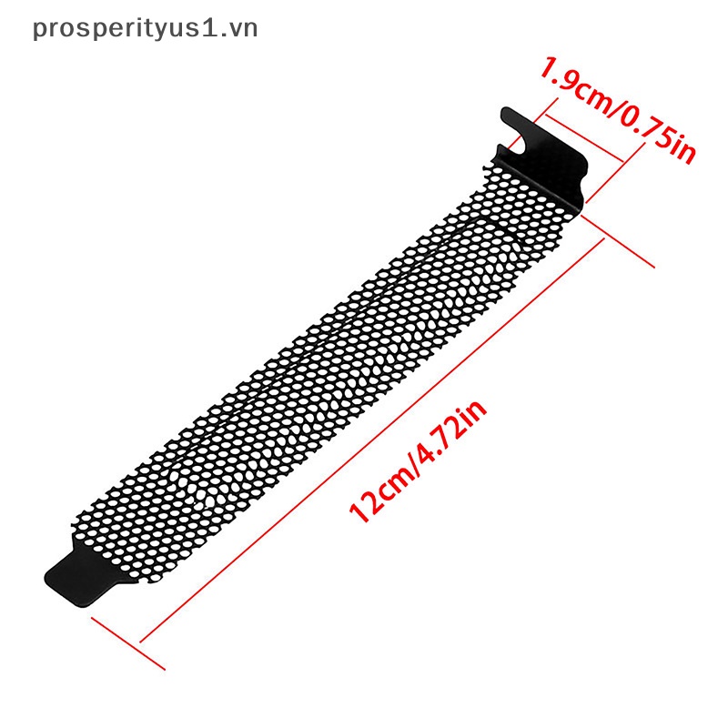 1 [prosperityus1] Bộ 5 Tấm Lọc Bụi Quạt PCI Trắng Chống Bụi Cho PC [VN]