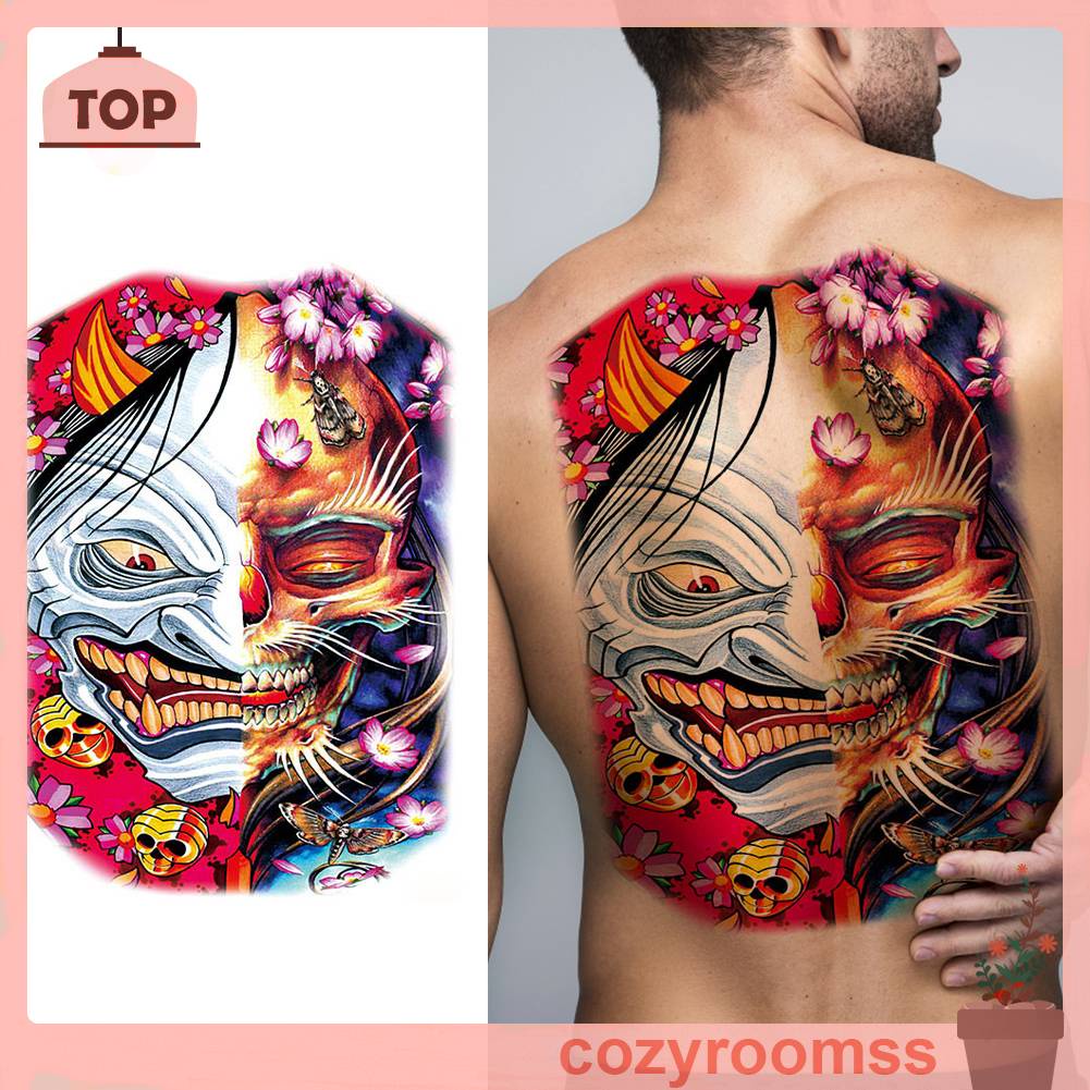 Hình Xăm Dán Tạm Thời Chống Thấm Nước Họa Tiết Động Vật Độc Đáo