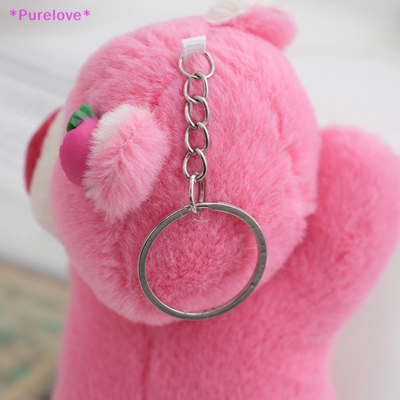 DISNEY Móc Khóa Hình Gấu Nhồi Bông Mềm Mại Xinh Xắn Mới