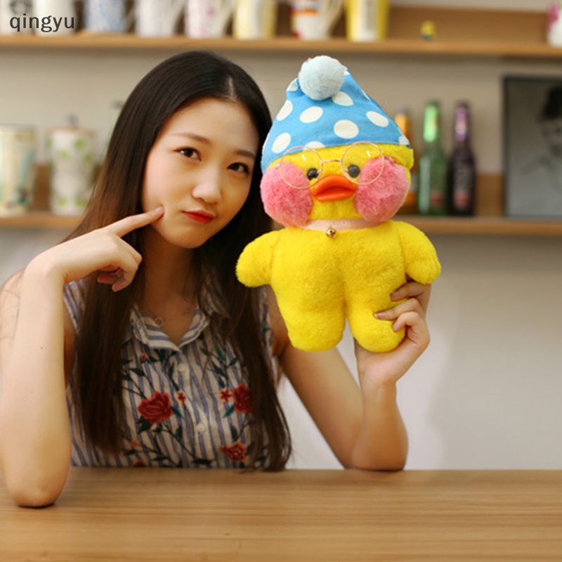 Thú Nhồi Bông Hình Chú Vịt Vàng 30cm Mềm Mại Phong Cách Hàn Quốc