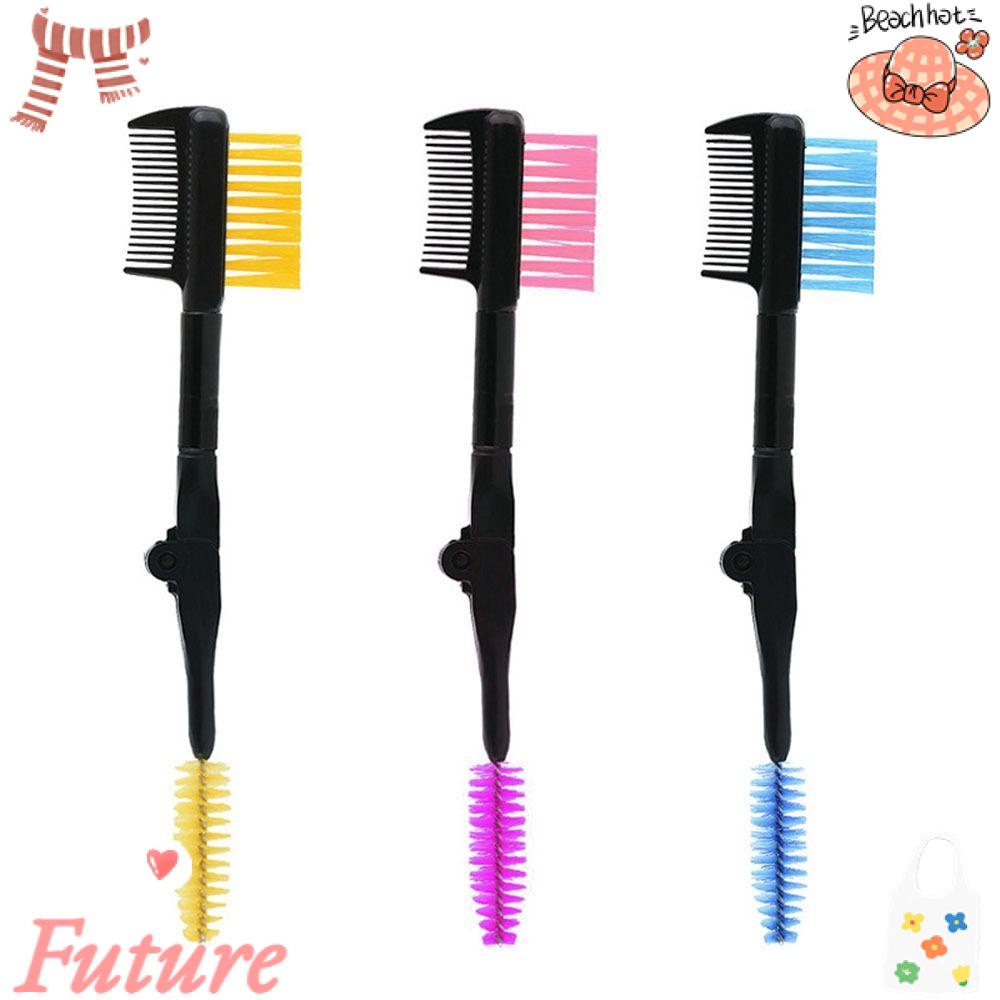 FUTURE Cọ Vẽ Lông Mày Thiết Kế Hai Đầu Có Thể Gấp Gọn Tiện Lợi