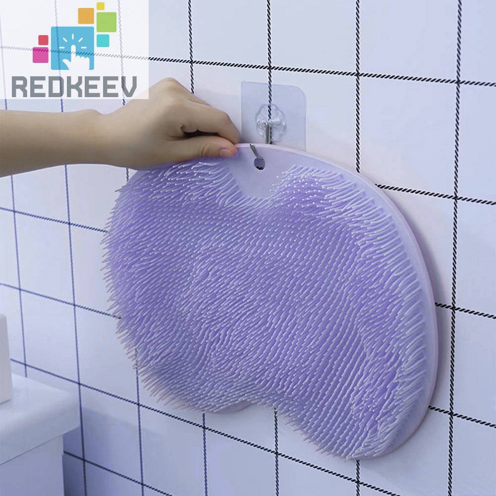 Bàn Chải Mát Xa Tẩy Tế Bào Chết Lưng Cơ Thể Gấp Gọn Tiện Dụng Cho Phòng Tắm