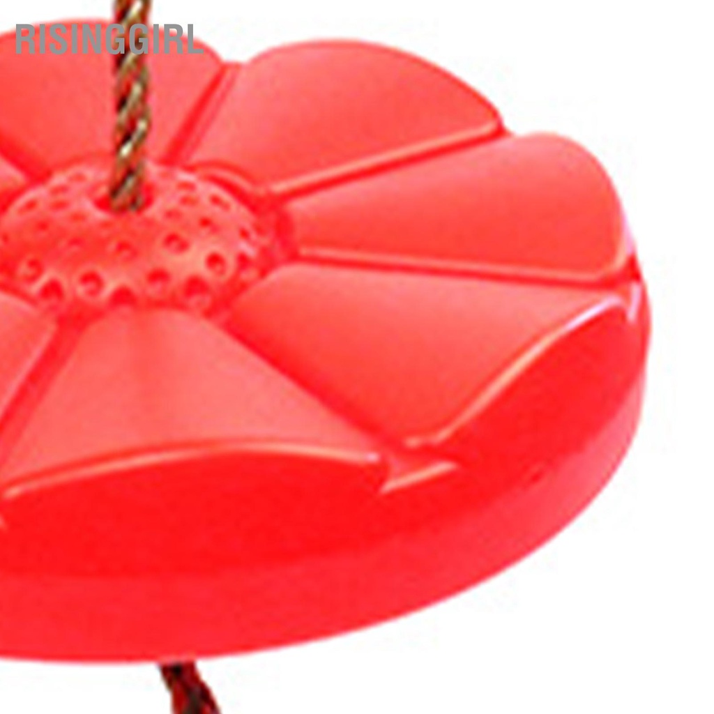 RisingGirl Đu quay cây đĩa nhựa nặng với dây PE cho trẻ em Thiết bị vui chơi ngoài trời