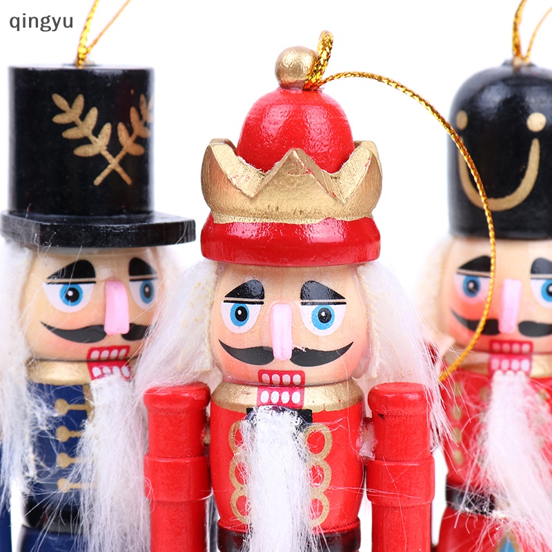 1 Con Rối Gỗ 12cm Trang Trí Giáng Sinh Năm Mới Pli PLI PLI