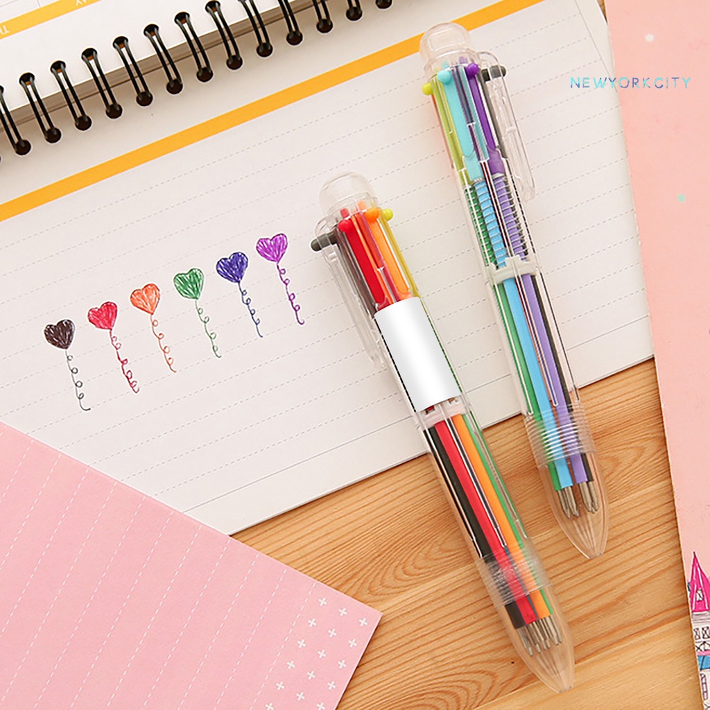 Bút Bi 6 Trong 1 Ngòi 0.5mm