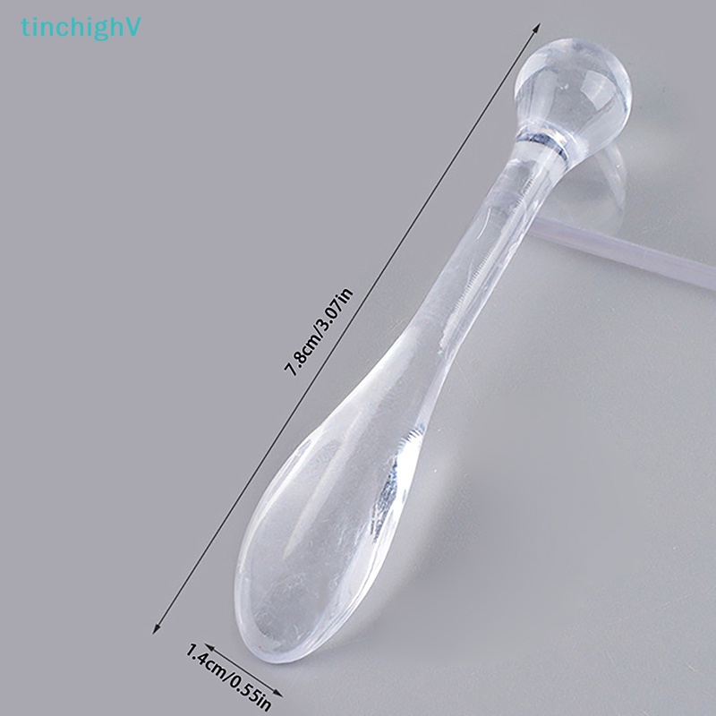 Bộ 5 Cây Muỗng Nhựa Acrylic Xóa Nếp Nhăn Chăm Sóc Da Mắt Tiện Dụng