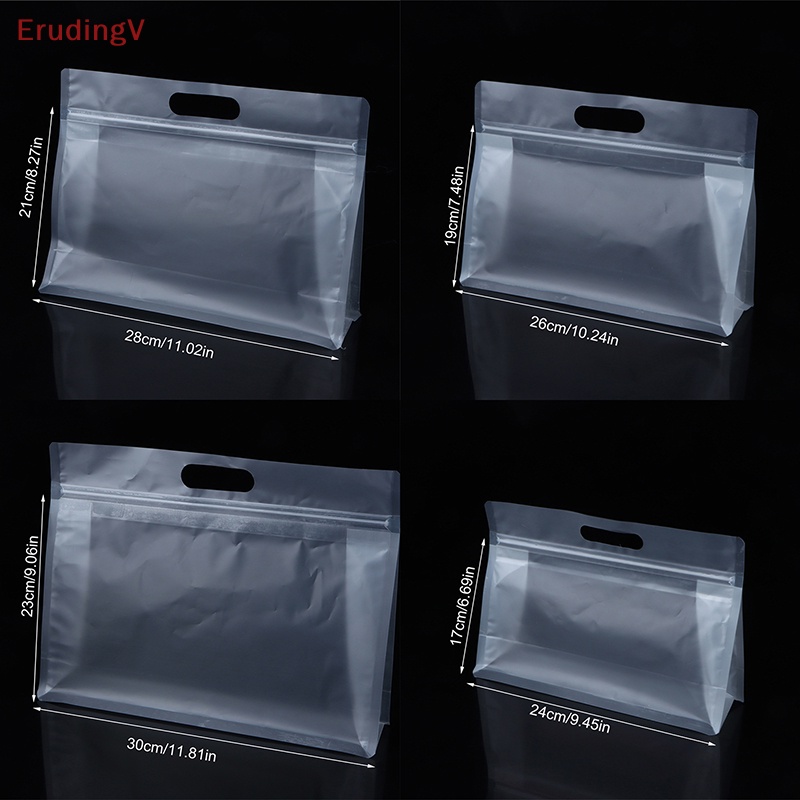 Bộ 5 Túi Đựng Thực Phẩm Bằng Silicone PEVA Chống Rò Rỉ Có Thể Tái Sử Dụng