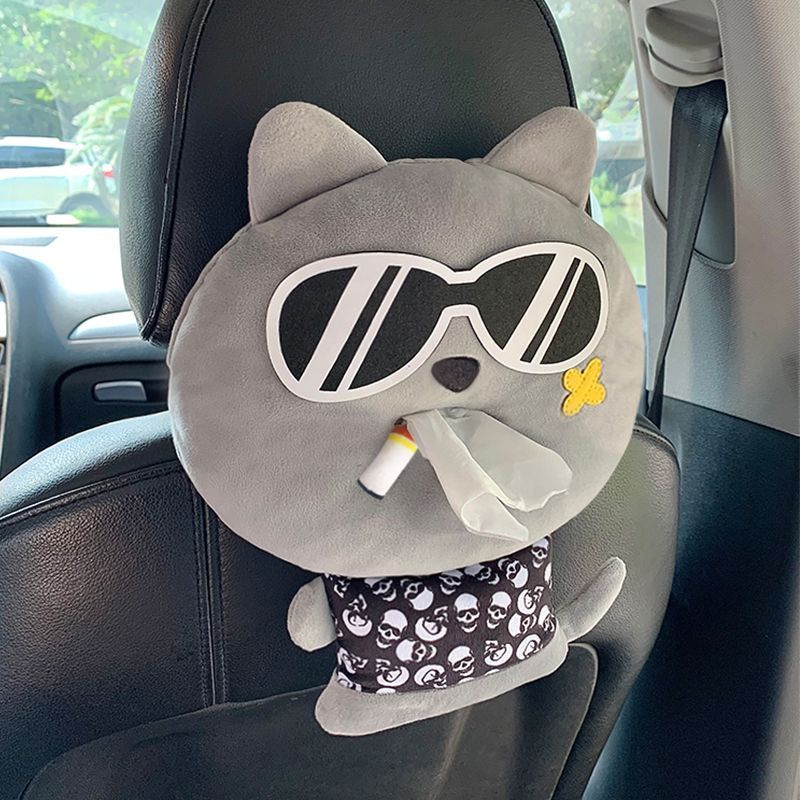 Hộp Đựng Khăn Giấy Họa Tiết Hoạt Hình Sáng Tạo Trang Trí Nội Thất Xe Hơi