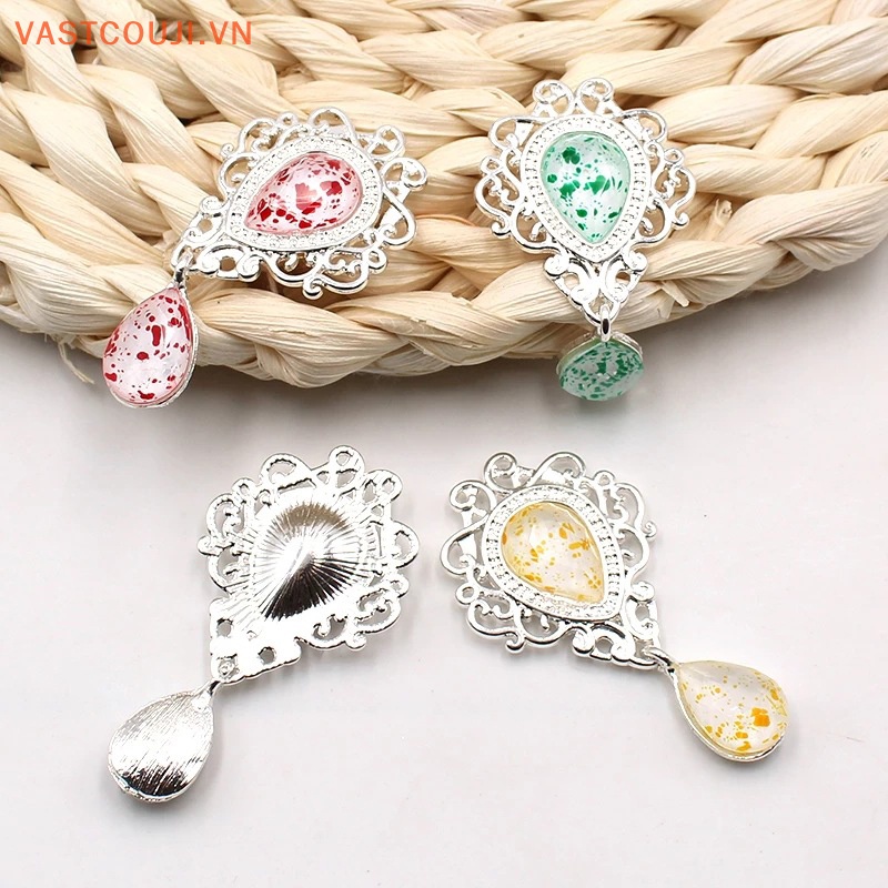 Ghim Cài Áo Bằng Bạc 48X26MM DIY