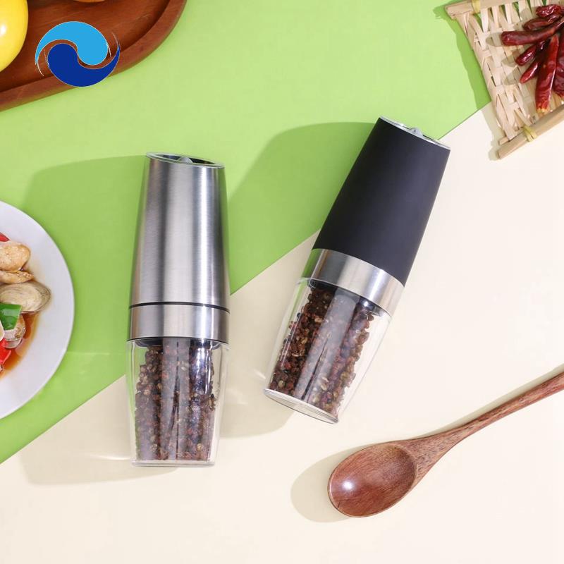 Máy Xay Tiêu / Gia Vị Tự Động Cảm Ứng Trọng Lực Có Đèn LED Cho Nhà Bếp