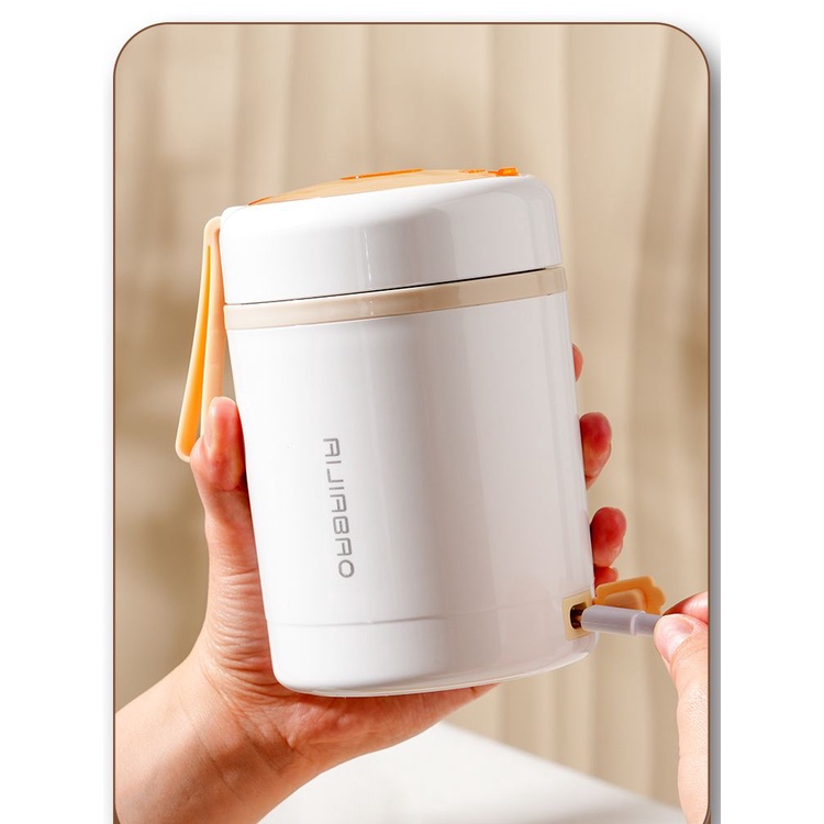 Hộp cơm trưa 304 Bình Giữ Nhiệt Giữ Nhiệt Giữ nhiệt trong xe hơi nhỏ gọn di động và đa năng Bình giữ