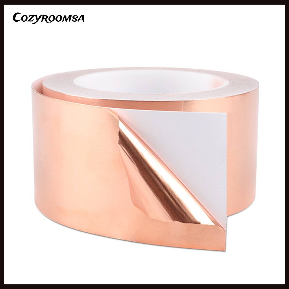 Băng Keo Lá Đồng Chịu Nhiệt Độ Cao Bảo Vệ An Toàn Cho EMI RFI