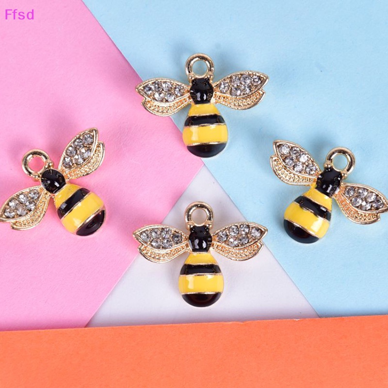 Bộ 10 Mặt Dây Chuyền Hình Chữ Ch Bằng Pha Lê Tráng Men Độc Đáo DIY