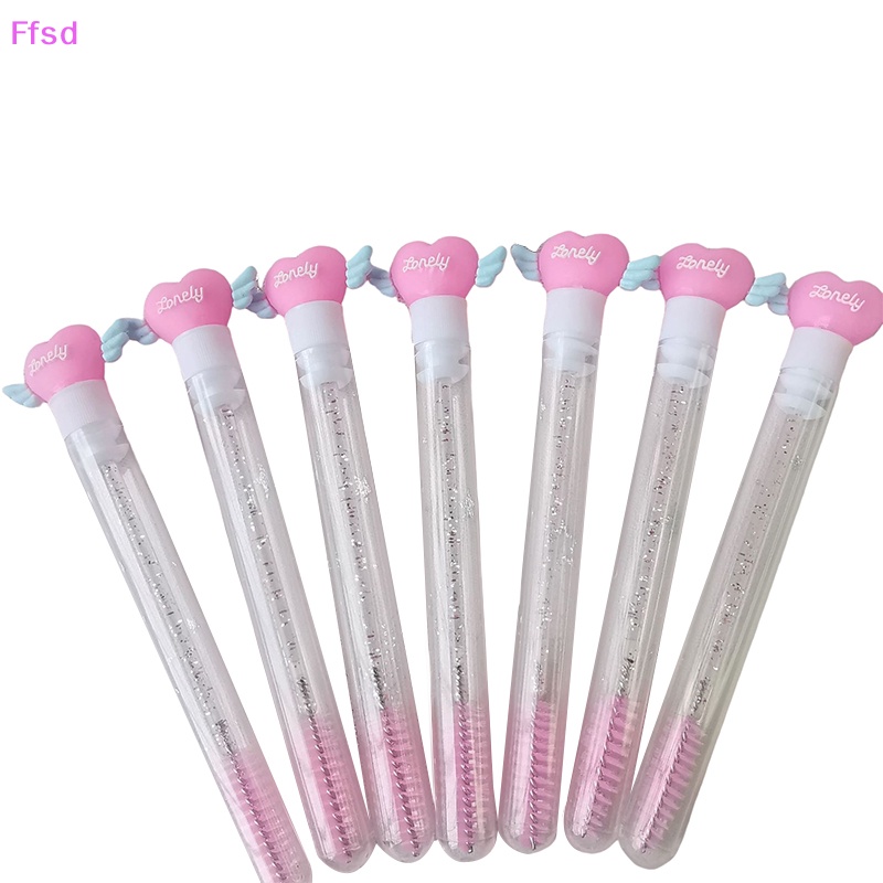 {Ffsd} 1 Cọ Chải Lông Mi Ống Lông Mày Trái Tim Thay Thế Chống Bụi Có Thể Tái Sử Dụng