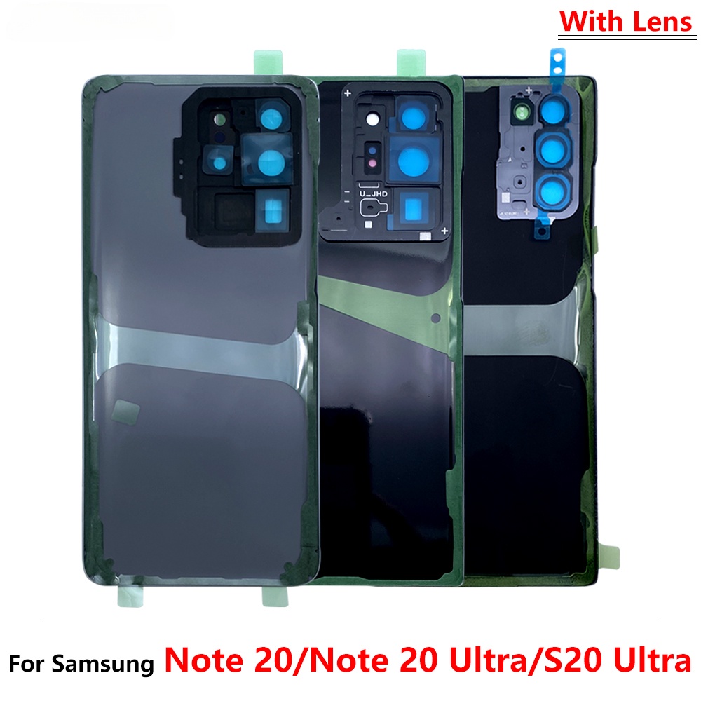 Mới Nắp Đậy Pin Thay Thế Cho Camera Sau Điện Thoại Samsung Galaxy Note 20 S20 Ultra