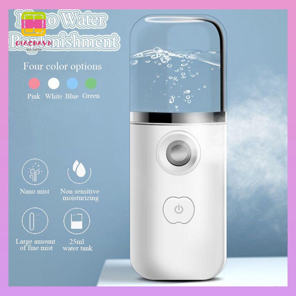 DIACHAVN Máy Phun Sương Nano Tạo Độ Ẩm Cho Da Sạc USB Tiện Dụng