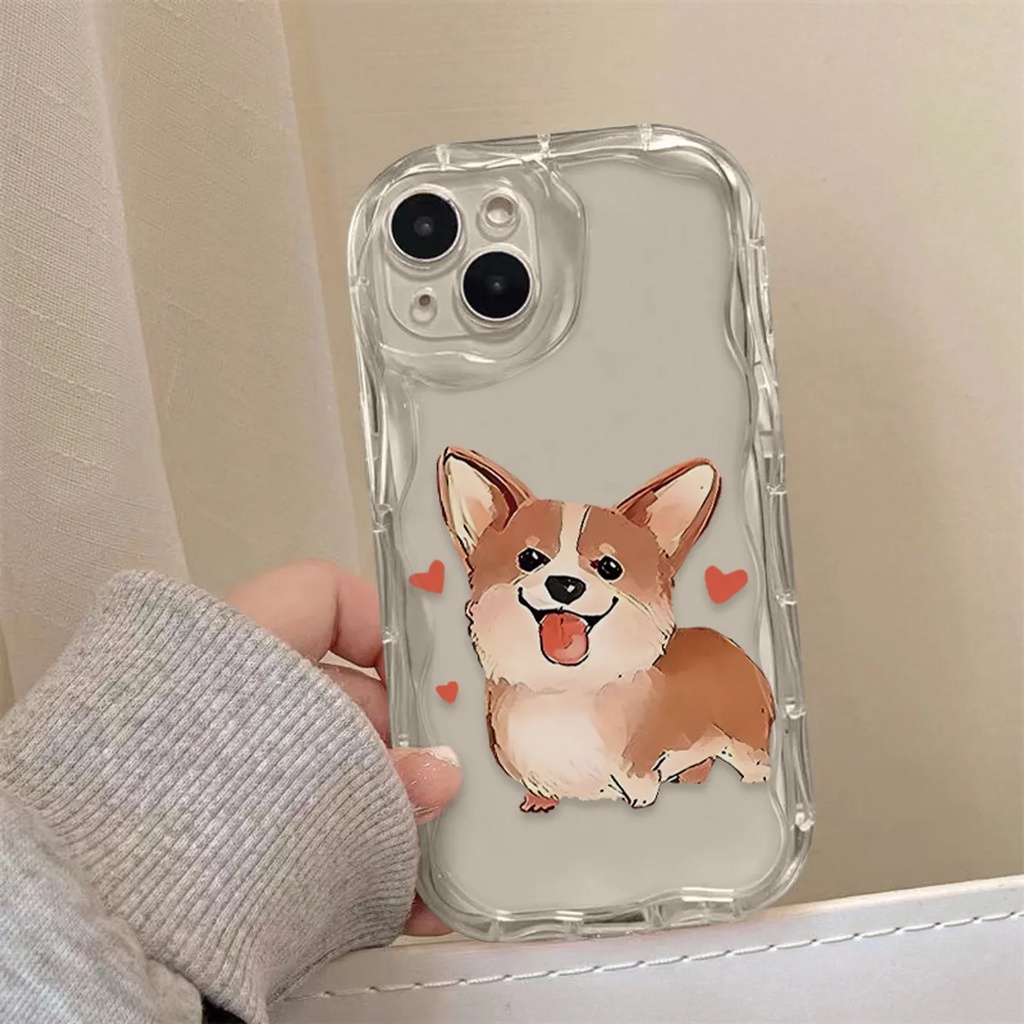 Ốp Điện Thoại Trong Suốt In Hình Chú Chó Corgi Đáng Yêu Cho Iphone 12 / / 13Pro1114 / / / 7 8 Xsmax D4PB