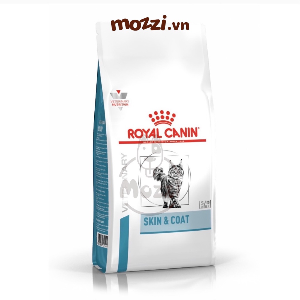 Royal Canin Skin &amp; Coat Hỗ trợ viêm da rụng lông cho mèo 1.5kg